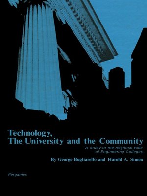 cover image of Technology, the University and the Community